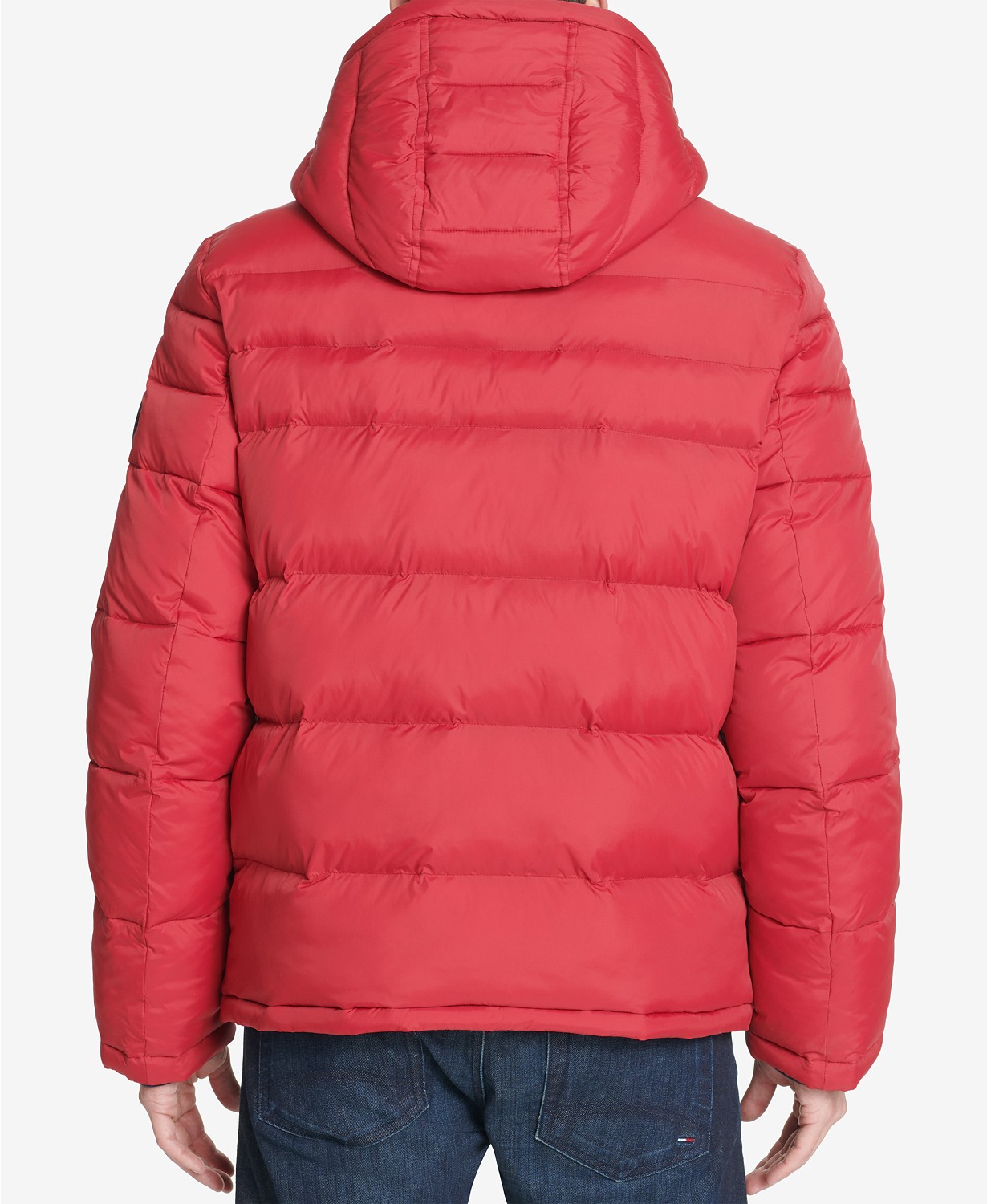 Tommy Hilfiger Men’s Puffer Coat (£200) – Red – PRIME