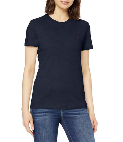 Tommy Hilfiger Women's T-Shirt Navy Blue (RRP £30) – PRIME